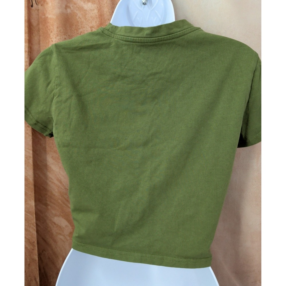 Von Dutch Crop T Shirt - Picture 3 of 4